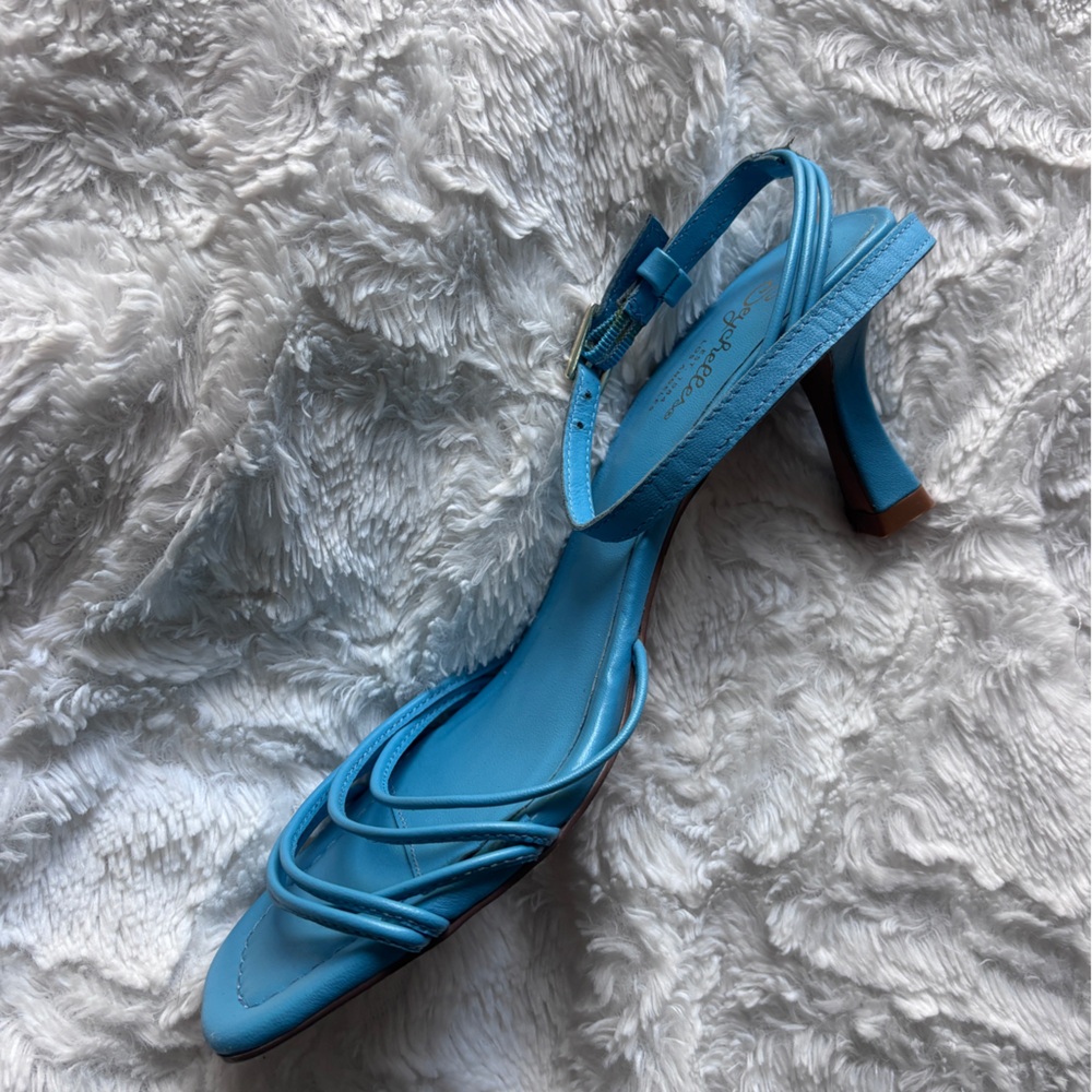 NEW Seychelles Blue Strappy Heeled Sandals